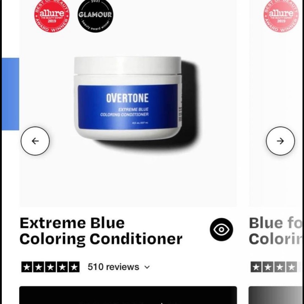New Overtone blue coloring conditioner - Picture 4 of 4